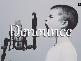 小词详解 | denounce