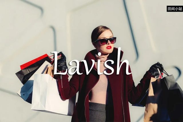 小词详解 | lavish