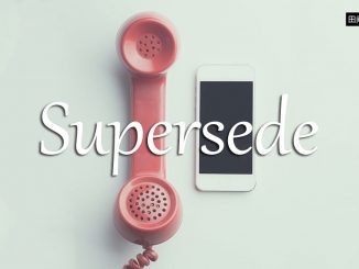 小词详解 | supersede