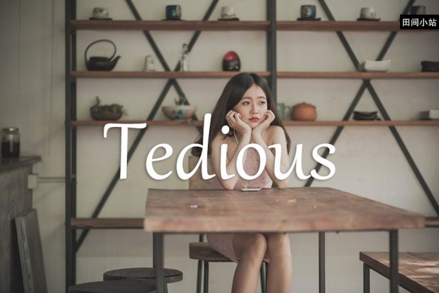 小词详解 | tedious