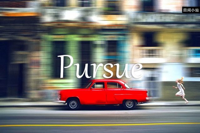 小词详解 | pursue