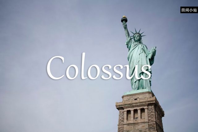 小词详解 | colossus