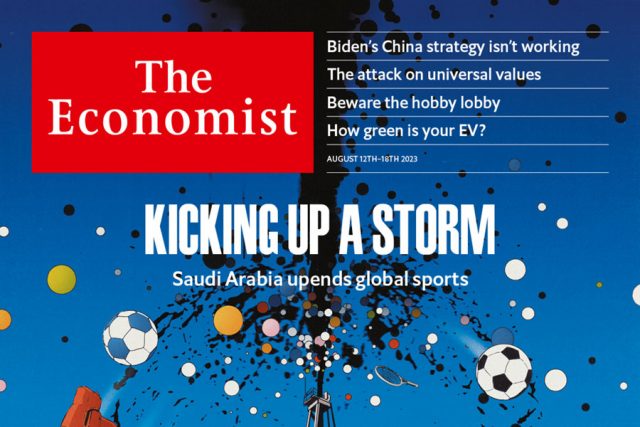 本周《经济学人》封面用这个词谈沙特搅局世界体坛