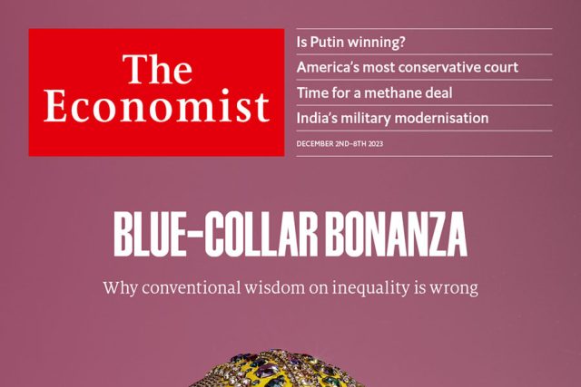 本周《经济学人》封面用这个词谈蓝领的黄金时代