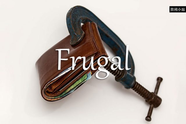 小词详解 | frugal