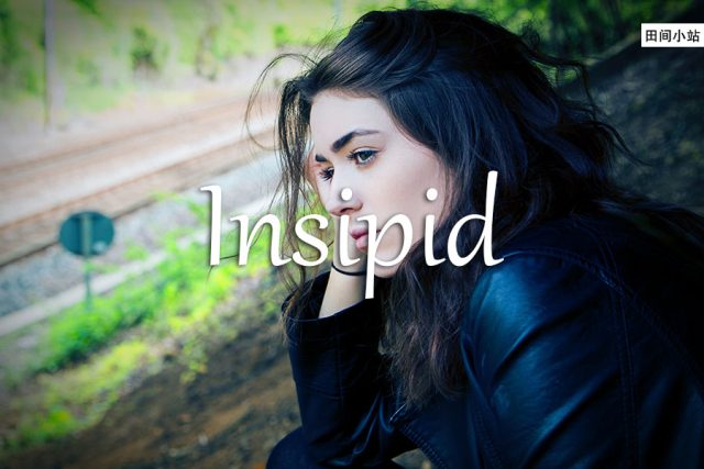 小词详解 | insipid