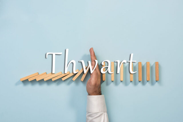 经济学人每日一词：thwart